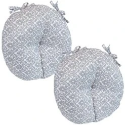 Sunnydaze Decor Sunnydaze Indoor/Outdoor Polyester Replacement Round Bistro Chair Seat Cushions - 15" - 2pk 17 Sunnydaze Decor Sunnydaze Indoor/Outdoor Polyester Replacement Round Bistro Chair Seat Cushions - 15" - 2pk -Furniture GUEST 00ab9ad4 7bec 43db 88a7 6f9e8228840c