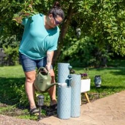 Sunnydaze Decor Sunnydaze Moroccan Trellis 3-Column Modern Outdoor Water Fountain - 27.5" 25 Sunnydaze Decor Sunnydaze Moroccan Trellis 3-Column Modern Outdoor Water Fountain - 27.5" -Furniture GUEST 02f6d02c 982e 4db9 b305 6226a867cfc6