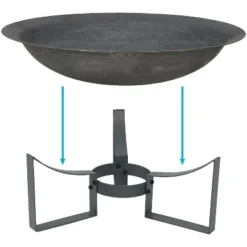 Sunnydaze Decor Sunnydaze Outdoor Camping Or Backyard Cast Iron With Heat Resistant Finish Modern Round Fire Pit Bowl With Stand - 23" - Bronze 12 Sunnydaze Decor Sunnydaze Outdoor Camping Or Backyard Cast Iron With Heat Resistant Finish Modern Round Fire Pit Bowl With Stand - 23" - Bronze -Furniture GUEST 0347f6c0 0f50 41a5 801e 266a6590e30d