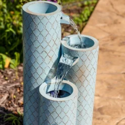 Sunnydaze Decor Sunnydaze Moroccan Trellis 3-Column Modern Outdoor Water Fountain - 27.5" 23 Sunnydaze Decor Sunnydaze Moroccan Trellis 3-Column Modern Outdoor Water Fountain - 27.5" -Furniture GUEST 03a9d2b0 126d 41f0 a299 bc81b2aa087b