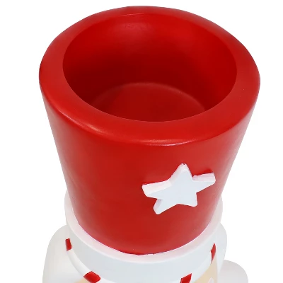 Sunnydaze Decor Sunnydaze Alfonso The Noble Large Indoor/Outdoor Nutcracker Statue - Red/White - 36" 4 Sunnydaze Decor Sunnydaze Alfonso The Noble Large Indoor/Outdoor Nutcracker Statue - Red/White - 36" - Image 2