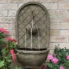 Sunnydaze Decor Sunnydaze 26"H Electric Polystone Messina Outdoor Wall-Mount Water Fountain