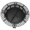 Sunnydaze Decor Sunnydaze Outdoor Camping Or Backyard Steel Diamond Weave Fire Pit Bowl With Spark Screen - 40" - Black -Furniture GUEST 04ce54cb 0b56 41d2 b6f5 c2f12b2a52cf