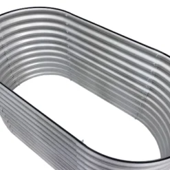 Sunnydaze Decor Sunnydaze Large Oval Steel Raised Garden Bed - Stand-Up Height - 79" W X 32" H -Furniture GUEST 0585ed36 4533 44e8 b9ee f7d5e74dd8df