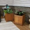 Sunnydaze Decor Sunnydaze Outside Meranti Wood Outdoor Planter Box With Teak Oil Finish For Garden, Porch And Patio - 16" Square 2 Sunnydaze Decor Sunnydaze Outside Meranti Wood Outdoor Planter Box With Teak Oil Finish For Garden, Porch And Patio - 16" Square -Furniture GUEST 07241c34 7495 4720 99e8 91bc68a1b2b1