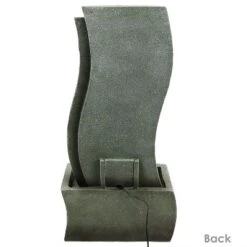 Sunnydaze Decor Sunnydaze 31"H Electric Resin Contemporary Curves Outdoor Water Fountain With LED Lights 14 Sunnydaze Decor Sunnydaze 31"H Electric Resin Contemporary Curves Outdoor Water Fountain With LED Lights -Furniture GUEST 08f55c0a f462 49c8 8898 0e5ef81c231a