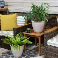 Sunnydaze Decor Sunnydaze Ocean Villa Decorative Glazed Ceramic Outdoor Planters For Greenery Or Flowers - 11.75" - Pearl - 2pc 14 Sunnydaze Decor Sunnydaze Ocean Villa Decorative Glazed Ceramic Outdoor Planters For Greenery Or Flowers - 11.75" - Pearl - 2pc -Furniture GUEST 09ec49ae 628d 4a55 aefc 09e2795e82c1