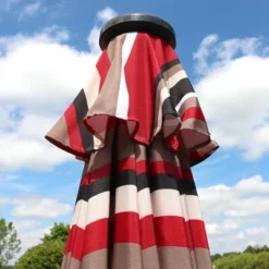 Sunnydaze Decor Sunnydaze Outdoor Solar Patio Umbrella With Polyester Canopy, LED Lights And Push Button Tilt And Crank 36 Sunnydaze Decor Sunnydaze Outdoor Solar Patio Umbrella With Polyester Canopy, LED Lights And Push Button Tilt And Crank -Furniture GUEST 0c6c3402 0506 4919 a1fb 37d1896f9a64