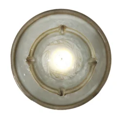 Sunnydaze Decor Sunnydaze Gentle Glow 2-Tier Ceramic Outdoor Fountain With LED Lights - 26.5" H - Off-White -Furniture GUEST 0d305c99 0521 4129 a5da a66621400cae