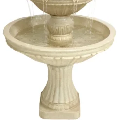 Sunnydaze Decor Sunnydaze 55"H Electric Polystone Classic Style 3-Tier Designer Outdoor Water Fountain -Furniture GUEST 0dabcb2c c460 4aba b987 8a1ec1714a2d