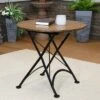 Sunnydaze Decor Sunnydaze Indoor/Outdoor Chestnut Wood Portable Folding Round Patio Bistro Table - 32" - Brown 2 Sunnydaze Decor Sunnydaze Indoor/Outdoor Chestnut Wood Portable Folding Round Patio Bistro Table - 32" - Brown -Furniture GUEST 0dc1e1ee b71d 4bb5 9fc2 63432ec46f50