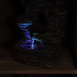 Sunnydaze Decor Sunnydaze Indoor Decorative Five Stream Rock Cavern Tabletop Water Fountain With Multi-Colored LED Lights - 13" -Furniture GUEST 109f3981 9c43 4144 a7d9 ad7a2799cccf