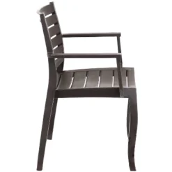 Sunnydaze Decor Sunnydaze Polypropylene Stackable Illias Outdoor Patio Arm Chair 16 Sunnydaze Decor Sunnydaze Polypropylene Stackable Illias Outdoor Patio Arm Chair -Furniture GUEST 12dbca2f 80b3 4c25 94e0 b40f1e1430c5