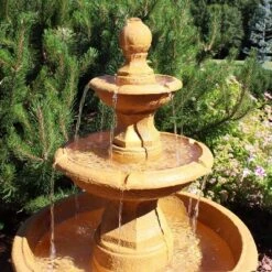 Sunnydaze Decor Sunnydaze 40"H Electric Fiberglass And Resin 3-Tier Tropical Style Outdoor Water Fountain 11 Sunnydaze Decor Sunnydaze 40"H Electric Fiberglass And Resin 3-Tier Tropical Style Outdoor Water Fountain -Furniture GUEST 1323defe f28c 494f bcb5 8f4c6ef271a1