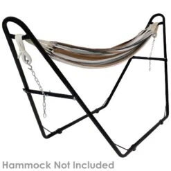 Sunnydaze Decor Sunnydaze Heavy-Duty Universal Multi-Use Heavy-Duty Steel Hammock Stand For 9 To 14 Feet Hammocks - 550 Lb Weight Capacity -Furniture GUEST 1358b70b e375 42b5 a262 740f8261a810