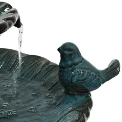 Sunnydaze Decor Sunnydaze 27"H Electric Green Ceramic 2-Tier Resting Birds Outdoor Water Fountain 14 Sunnydaze Decor Sunnydaze 27"H Electric Green Ceramic 2-Tier Resting Birds Outdoor Water Fountain -Furniture GUEST 143e6c3b 6dc2 49dd 98e0 20d5b0b462a2 1