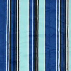 Sunnydaze Decor Sunnydaze Outdoor 2-Person Double Polyester Quilted Hammock With Wood Spreader Bar And Matte Blue Steel Multi-Use Stand - Catalina Beach -Furniture GUEST 15fa96c6 2112 4a84 909d 97a3fc9011c7