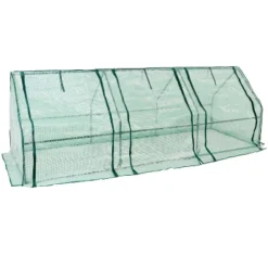 Sunnydaze Decor Sunnydaze Outdoor Portable Slanted Top Plant Shelter Mini Cloche Greenhouse With Zipper Doors - 36" - Green 16 Sunnydaze Decor Sunnydaze Outdoor Portable Slanted Top Plant Shelter Mini Cloche Greenhouse With Zipper Doors - 36" - Green -Furniture GUEST 1780a428 01cc 4720 b4f0 e79e59d81fa9