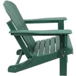 Sunnydaze Decor Sunnydaze Portable, Foldable, Outdoor Adirondack Chair - All-Weather Design - 300-Pound Capacity - 34.5" H 18 Sunnydaze Decor Sunnydaze Portable, Foldable, Outdoor Adirondack Chair - All-Weather Design - 300-Pound Capacity - 34.5" H -Furniture GUEST 1a20672f 161d 4515 b836 2839701fb0ff
