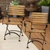 Sunnydaze Decor Sunnydaze Indoor/Outdoor Patio Or Dining Deluxe Chestnut Wooden Folding Bistro Arm Chair - Brown 2 Sunnydaze Decor Sunnydaze Indoor/Outdoor Patio Or Dining Deluxe Chestnut Wooden Folding Bistro Arm Chair - Brown -Furniture GUEST 1bd1f2f4 3962 45bb 8d36 98f0687f0a45