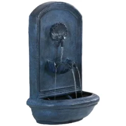 Sunnydaze Decor Sunnydaze 27"H Electric Polystone Seaside Outdoor Wall-Mount Water Fountain -Furniture GUEST 1d2dd3c2 1ef4 442f b107 ca567d758ad4