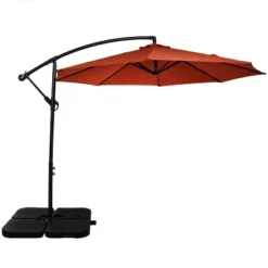 Sunnydaze Decor Sunnydaze Outdoor Heavy-Duty Fillable Cantilever Offset Cross Style Patio Umbrella Base Weight Plates - Black - 4pk 14 Sunnydaze Decor Sunnydaze Outdoor Heavy-Duty Fillable Cantilever Offset Cross Style Patio Umbrella Base Weight Plates - Black - 4pk -Furniture GUEST 1e7d0844 c568 4618 9e1e 64b8021ffdbd