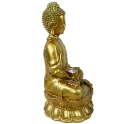 Sunnydaze Decor Sunnydaze 36"H Electric Fiberglass Relaxed Buddha Outdoor Water Fountain With LED Light -Furniture GUEST 1e8ce3fe 34b8 4d2c b56e d30a5183e0d1