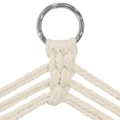 Sunnydaze Decor Sunnydaze Outdoor Printed Polycotton Fabric Hammock Chair With Armrests And Hardwood Spreader Bar - 300 Lb Capacity - Natural -Furniture GUEST 20587c3d 1f7c 4133 a0fe 428952d87c0f 1