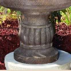 Sunnydaze Decor Sunnydaze 49"H Electric Fiberglass And Resin 4-Tier Mediterranean Outdoor Water Fountain 19 Sunnydaze Decor Sunnydaze 49"H Electric Fiberglass And Resin 4-Tier Mediterranean Outdoor Water Fountain -Furniture GUEST 212081bc 70ea 4574 ac6a 044a755ecc71