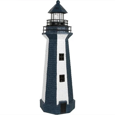 Sunnydaze Decor Sunnydaze Outdoor Backyard Garden Nautical Lighthouse Solar LED Pathlight Statue Figurine - 36" 12 Sunnydaze Decor Sunnydaze Outdoor Backyard Garden Nautical Lighthouse Solar LED Pathlight Statue Figurine - 36" - Image 10