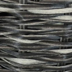 Sunnydaze Decor Sunnydaze Indoor/Outdoor Polyrattan Over-the-Rail Tri-Planter With 3 Round Black Plastic Liners -Furniture GUEST 227294f9 cafb 45aa b468 37f29fa7f1d7