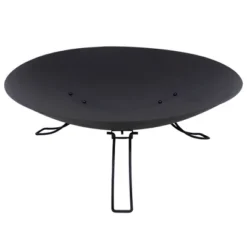 Sunnydaze Decor Sunnydaze Outdoor Camping Backyard Steel Round Classic Ebony Raised Fire Pit Bowl With 3 Folding Legs - Black - 24" 19 Sunnydaze Decor Sunnydaze Outdoor Camping Backyard Steel Round Classic Ebony Raised Fire Pit Bowl With 3 Folding Legs - Black - 24" -Furniture GUEST 230c0086 7a51 40e9 bd48 515f4d5d2180