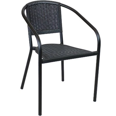 Sunnydaze Decor Sunnydaze Steel Frame And Polypropylene Seat And Back Aderes Outdoor Patio Arm Chair 7 Sunnydaze Decor Sunnydaze Steel Frame And Polypropylene Seat And Back Aderes Outdoor Patio Arm Chair - Image 5
