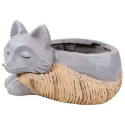 Sunnydaze Decor Sunnydaze Finley The Fox Planter Statue - Indoor/Indoor Decorative Figurine - 12" -Furniture GUEST 25619ef6 5288 427b a5d0 c90059e74239