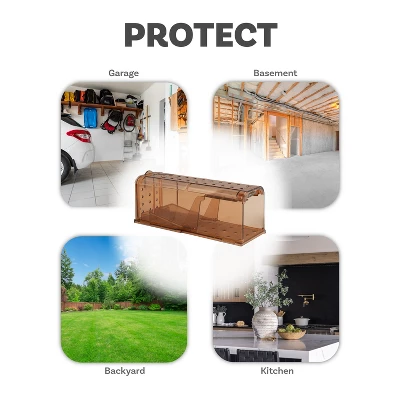 Sunnydaze Decor Sunnydaze Catch And Release Humane Mousetrap - 7.5" W X 2.75" D X 2.75" H - 4-Pack 9 Sunnydaze Decor Sunnydaze Catch And Release Humane Mousetrap - 7.5" W X 2.75" D X 2.75" H - 4-Pack - Image 7