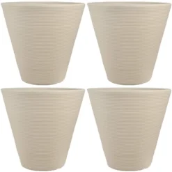 Sunnydaze Decor Sunnydaze Indoor/Outdoor Patio, Garden, Or Porch Weather-Resistant Double-Walled Walter Flower Pot Planter - 15.5" - Antique White -Furniture GUEST 27d5091b d071 4b0d ba25 3cbf7d0df168
