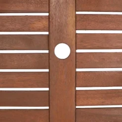 Sunnydaze Decor Sunnydaze Outdoor Meranti Wood With Teak Oil Finish Rustic Square Backyard Patio Dining Table - 31" - Brown -Furniture GUEST 2b5350b0 4608 438b 8f4a 966486a13033