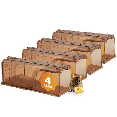 Sunnydaze Decor Sunnydaze Catch And Release Humane Mousetrap - 7.5" W X 2.75" D X 2.75" H - 4-Pack 18 Sunnydaze Decor Sunnydaze Catch And Release Humane Mousetrap - 7.5" W X 2.75" D X 2.75" H - 4-Pack - Image 16