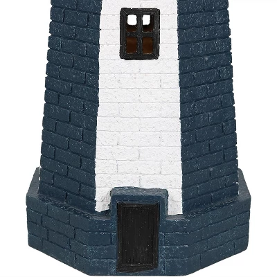 Sunnydaze Decor Sunnydaze Outdoor Backyard Garden Nautical Lighthouse Solar LED Pathlight Statue Figurine - 36" 7 Sunnydaze Decor Sunnydaze Outdoor Backyard Garden Nautical Lighthouse Solar LED Pathlight Statue Figurine - 36" - Image 5