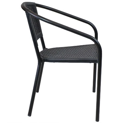 Sunnydaze Decor Sunnydaze Steel Frame And Polypropylene Seat And Back Aderes Outdoor Patio Arm Chair 9 Sunnydaze Decor Sunnydaze Steel Frame And Polypropylene Seat And Back Aderes Outdoor Patio Arm Chair - Image 7