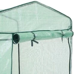 Sunnydaze Decor Sunnydaze Outdoor Portable Growing Rack Petite Deluxe Mini Walk-In Greenhouse With Roll-Up Door - 1 Shelf - Green 14 Sunnydaze Decor Sunnydaze Outdoor Portable Growing Rack Petite Deluxe Mini Walk-In Greenhouse With Roll-Up Door - 1 Shelf - Green -Furniture GUEST 2e450bb6 ffe6 4fca 9ef5 493c3f226c53