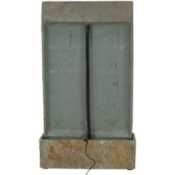 Sunnydaze Decor Sunnydaze 32"H Electric Slate And Metal Climbing Vines Outdoor Water Fountain With LED Light 16 Sunnydaze Decor Sunnydaze 32"H Electric Slate And Metal Climbing Vines Outdoor Water Fountain With LED Light -Furniture GUEST 2ef5f705 3c86 4705 87fd 544165981a21