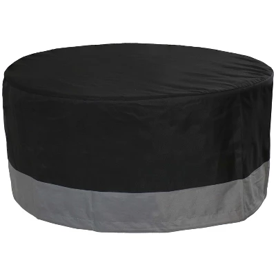Sunnydaze Decor Sunnydaze Outdoor Heavy-Duty Weather-Resistant 300D Polyester Round Fire Pit Cover 7 Sunnydaze Decor Sunnydaze Outdoor Heavy-Duty Weather-Resistant 300D Polyester Round Fire Pit Cover - Image 5