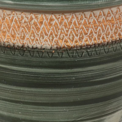 Sunnydaze Decor Sunnydaze Indoor/Outdoor Purlieu Decorative Glazed Ceramic Planter For Greenery Or Flowers - 15" 5 Sunnydaze Decor Sunnydaze Indoor/Outdoor Purlieu Decorative Glazed Ceramic Planter For Greenery Or Flowers - 15" - Image 3