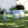 Sunnydaze Decor Sunnydaze Outdoor Portable Slanted Top Plant Shelter Mini Cloche Greenhouse With Zipper Doors - 36" - Clear 1 Sunnydaze Decor Sunnydaze Outdoor Portable Slanted Top Plant Shelter Mini Cloche Greenhouse With Zipper Doors - 36" - Clear -Furniture GUEST 3545a22d c2b8 4011 97f2 206c9511fd7e
