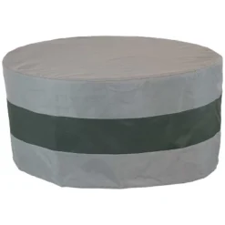 Sunnydaze Decor Sunnydaze Outdoor Heavy-Duty Weather-Resistant 300D Polyester Round 2-Tone Fire Pit Cover - Gray And Green 10 Sunnydaze Decor Sunnydaze Outdoor Heavy-Duty Weather-Resistant 300D Polyester Round 2-Tone Fire Pit Cover - Gray And Green -Furniture GUEST 354f79fb 8933 421f bedc 3635e2002f3f