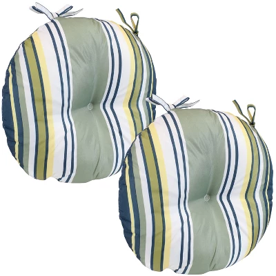 Sunnydaze Decor Sunnydaze Indoor/Outdoor Polyester Replacement Round Bistro Chair Seat Cushions - 15" - 2pk 8 Sunnydaze Decor Sunnydaze Indoor/Outdoor Polyester Replacement Round Bistro Chair Seat Cushions - 15" - 2pk - Image 6