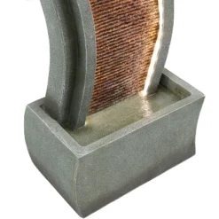 Sunnydaze Decor Sunnydaze 31"H Electric Resin Contemporary Curves Outdoor Water Fountain With LED Lights 13 Sunnydaze Decor Sunnydaze 31"H Electric Resin Contemporary Curves Outdoor Water Fountain With LED Lights -Furniture GUEST 3a6f37b7 7c74 49ec 9582 b5ca1b645b34