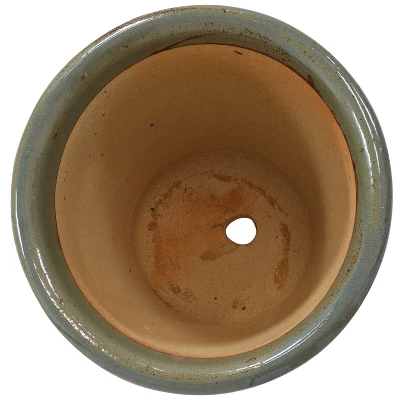 Sunnydaze Decor Sunnydaze Studio Outdoor/Indoor High-Fired Glazed UV- And Frost-Resistant Ceramic Planters With Drainage Holes 6 Sunnydaze Decor Sunnydaze Studio Outdoor/Indoor High-Fired Glazed UV- And Frost-Resistant Ceramic Planters With Drainage Holes - Image 4