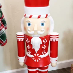 Sunnydaze Decor Sunnydaze Alfonso The Noble Large Indoor/Outdoor Nutcracker Statue - Red/White - 36" 15 Sunnydaze Decor Sunnydaze Alfonso The Noble Large Indoor/Outdoor Nutcracker Statue - Red/White - 36" -Furniture GUEST 3b601754 d39b 4458 826a 4d84095376e5